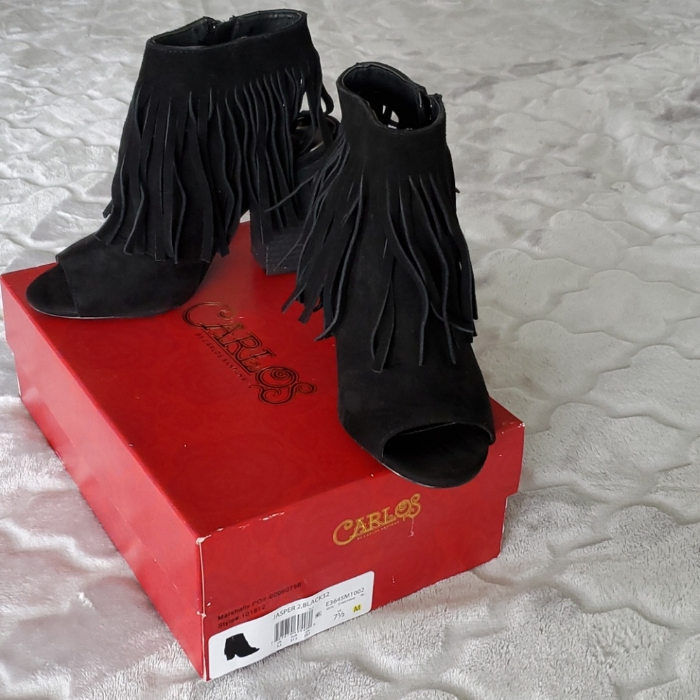 Booties that were only worn once.
